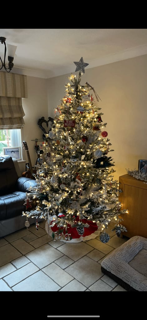 image for 6ft pre lit Christmas tree 