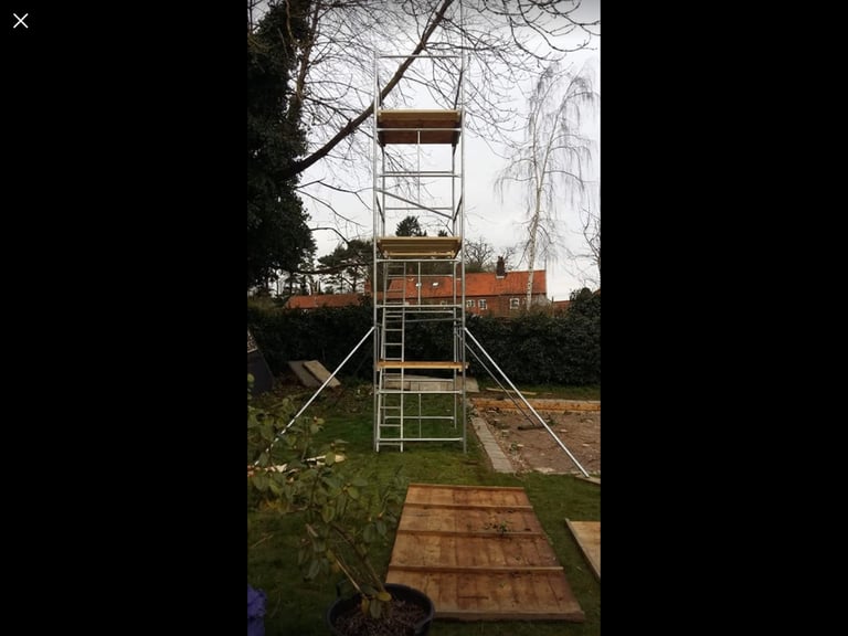 🇬🇧 SCAFFOLD TOWER NEW 🇬🇧 SAVE ££££s & BUY IT! - DIY/MAINTENANCE/GARDEN - 🇬🇧 BRITISH STEEL 🇬🇧