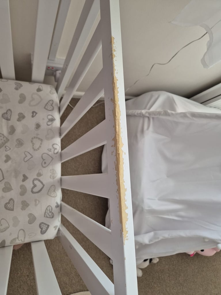 Used Cot Bed with mattress - good condition 