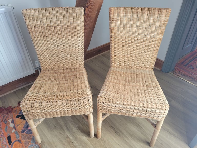 image for Pair of Ikea Rattan Chairs