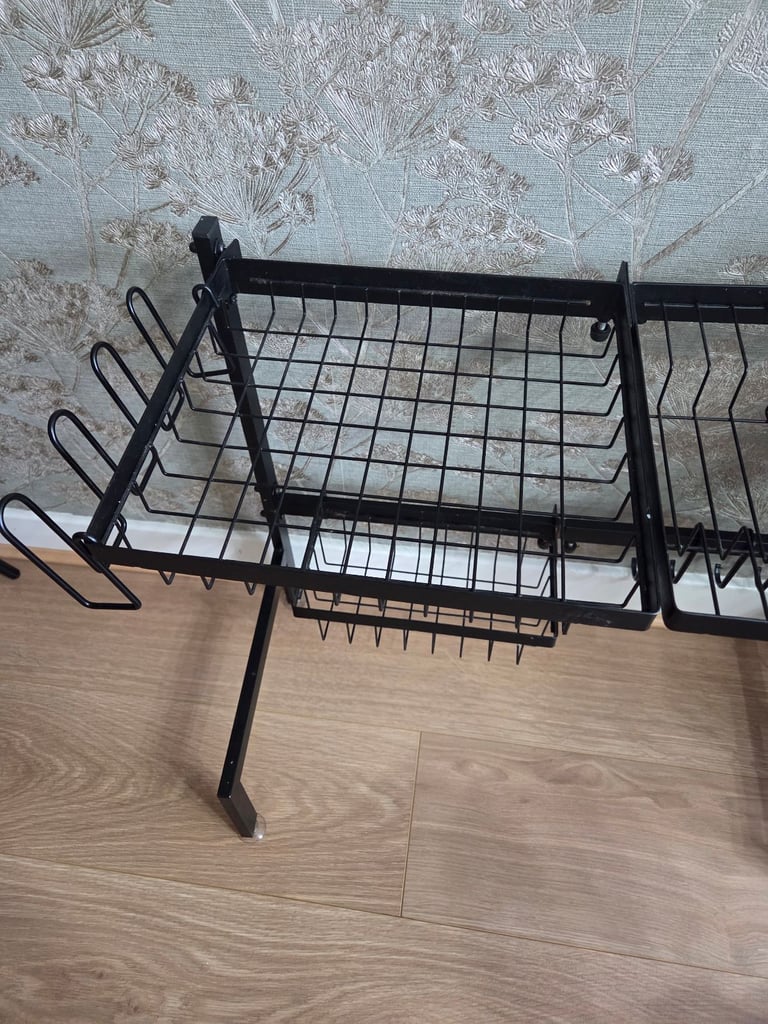 Retractable Iron Large Sink Dish Drying Rack, Kitchen Dish drainer