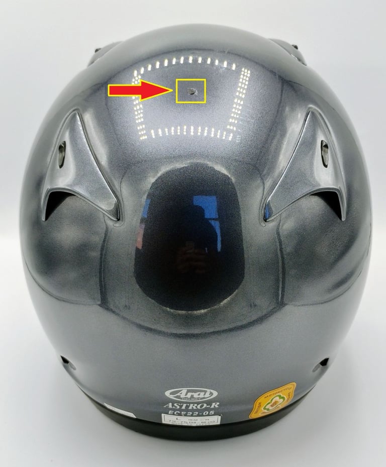 #ARAI ASTRO R MOTORCYCLE HELMET - ALUMINIUM GREY - LARGE - EXCEL COND - £115 #shoei #agv #hjc