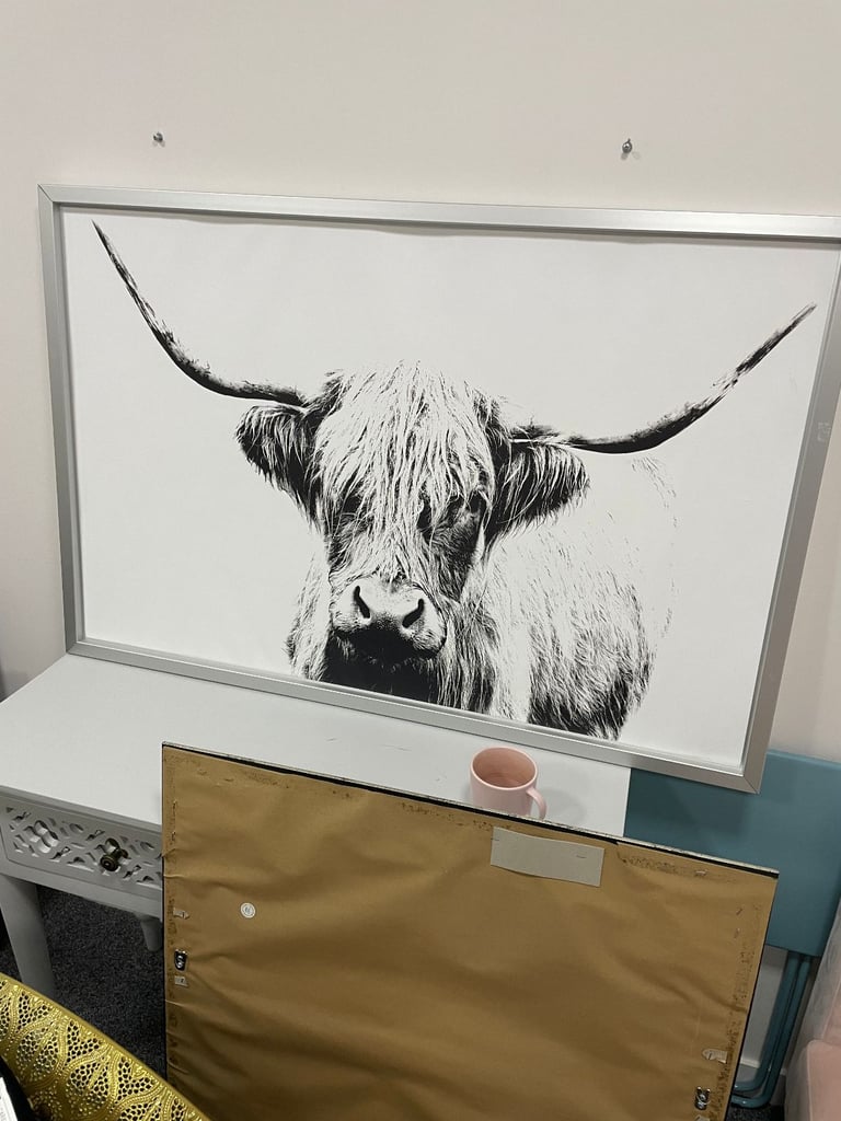 Cow Canvas With Frame 180x120cm | Art IKEA