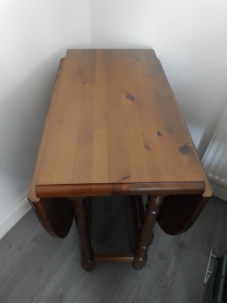 Vintage Wooden Drop down (folding ) Dining Table