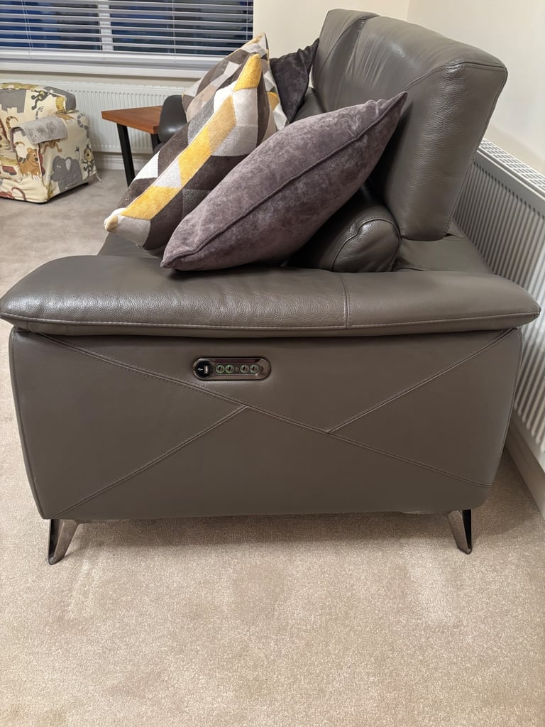 Sofa Leather Reclining 