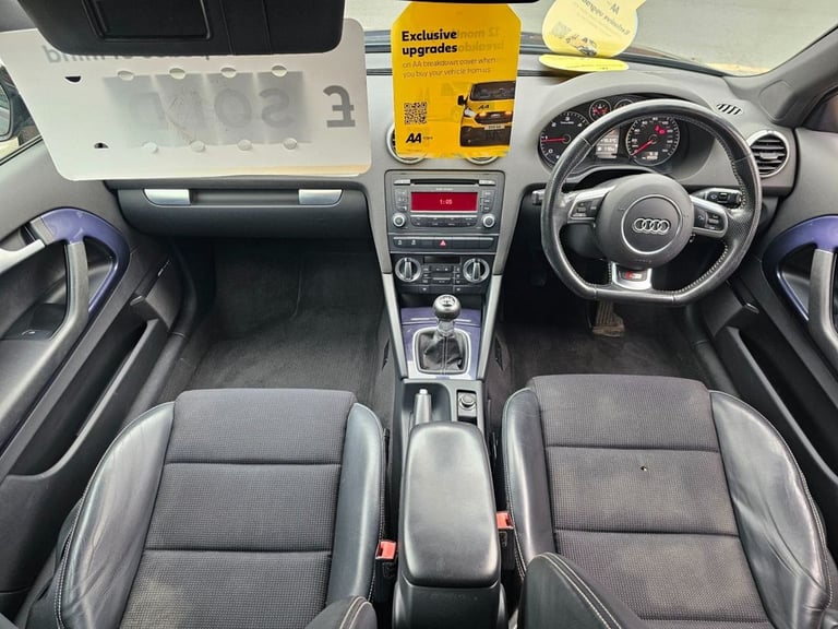2012 Audi A3 2.0 TDI Black Edition Hatchback 3dr Diesel Manual Euro 5 (s/s) (170 ps) Hatchback Di...