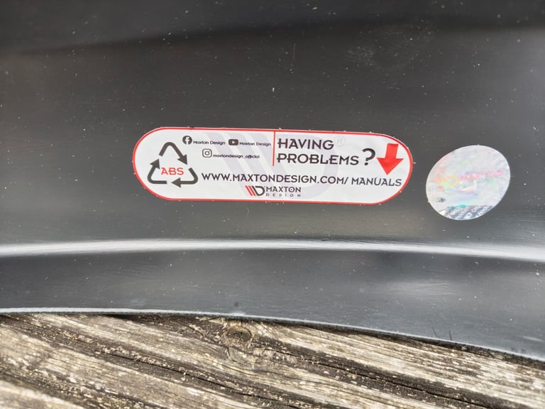 Ford fiesta st line bumper extension 