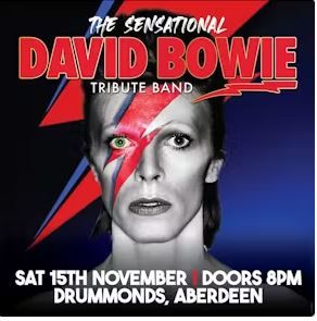 image for Sensational David Bowie Band - Drummonds Sat 15th Nov - 2 tickets