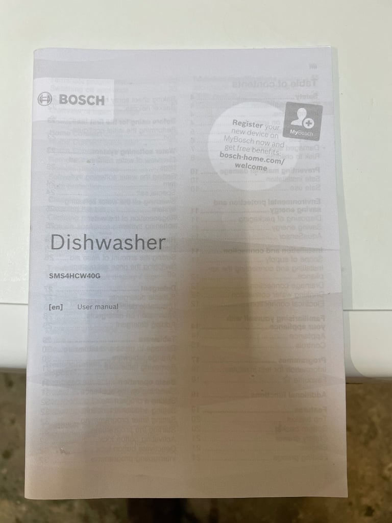Bosch Series 4 freestanding dishwasher