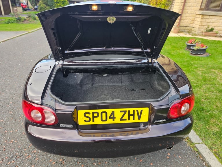 ★MAZDA MX-5 1.8-vvt ★76K! RARE BLACK/PURPLE COLOUR! EXCELLENT EXAMPLE! MX5 ROADSTER 146BHP MK2.5 