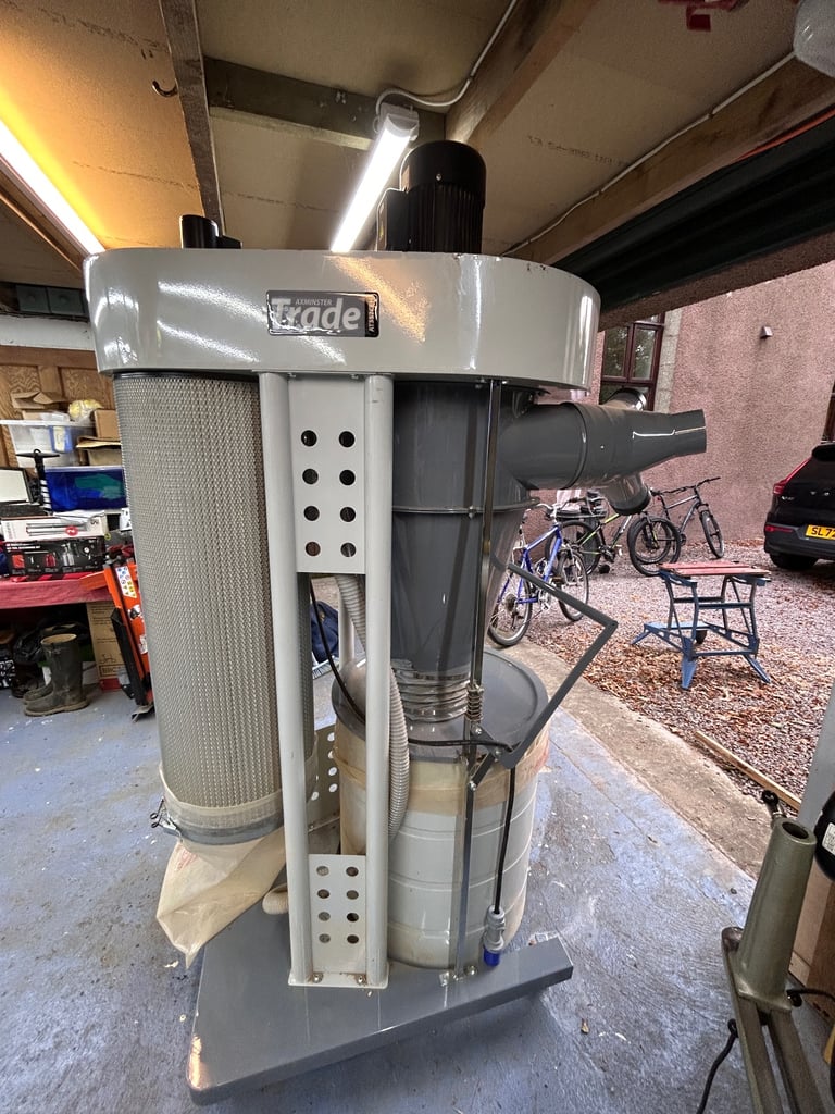Cyclone Dust Extractor for workshop - Axminster Trade rated AT357CEH