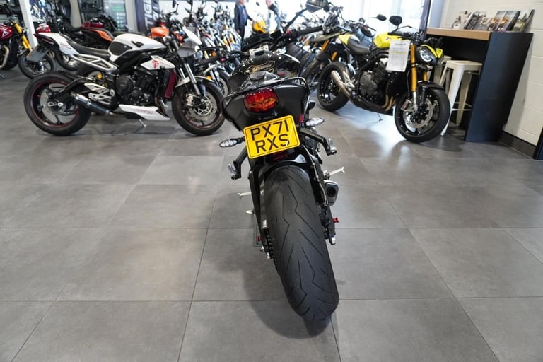 Triumph Street Triple 765 R, 2021, Black with just 3360miles