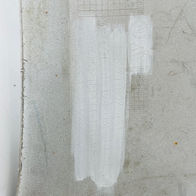 Rear Bumper Skoda Fabia Estate Genuine White Mk3 2018 - 2022 [ak151]