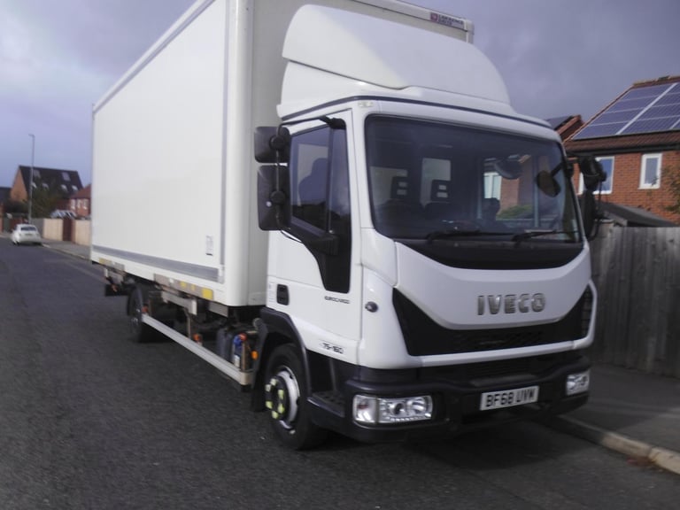2018/68 IVECO EUROCARGO BOX LORRY 75-160 EURO 6 Demount 23 foot body