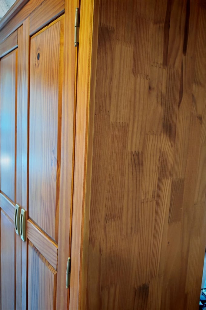 Pine wardrobe 