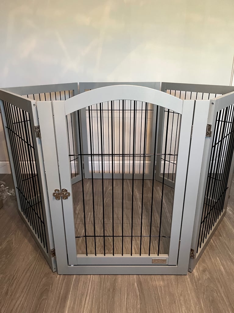 Dog playpen solid wood