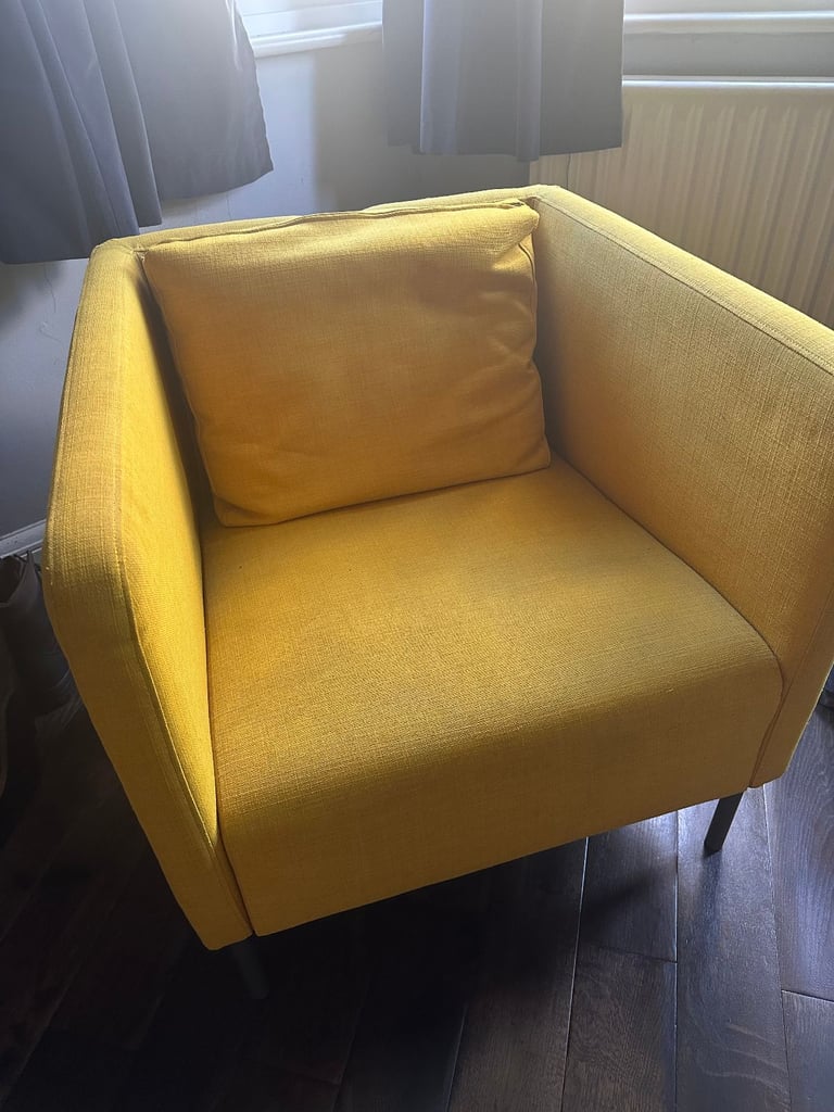 image for Ikea yellow tub chair ekero EKERÖ Armchair, Skiftebo Accent chair RRP £179