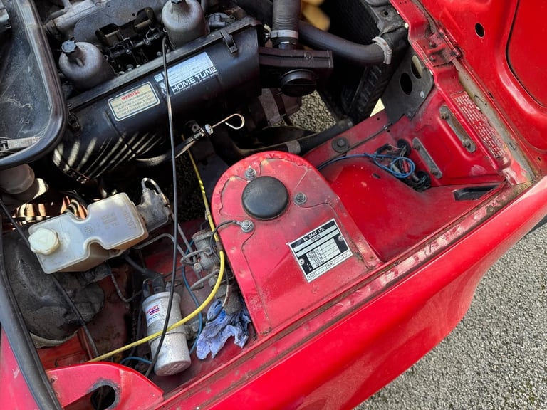 Triumph TR7 Convertible 1981 Red Classic Solid Good Driving Project 