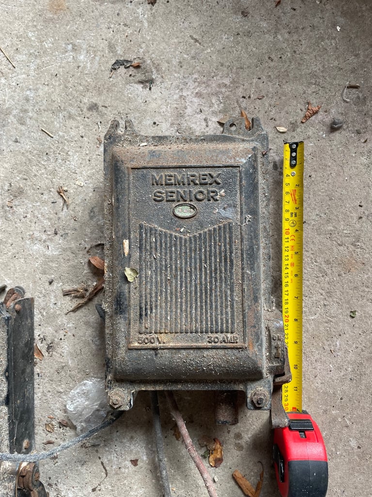 Salvage 1950s (?) Memrex Fuse Boxes