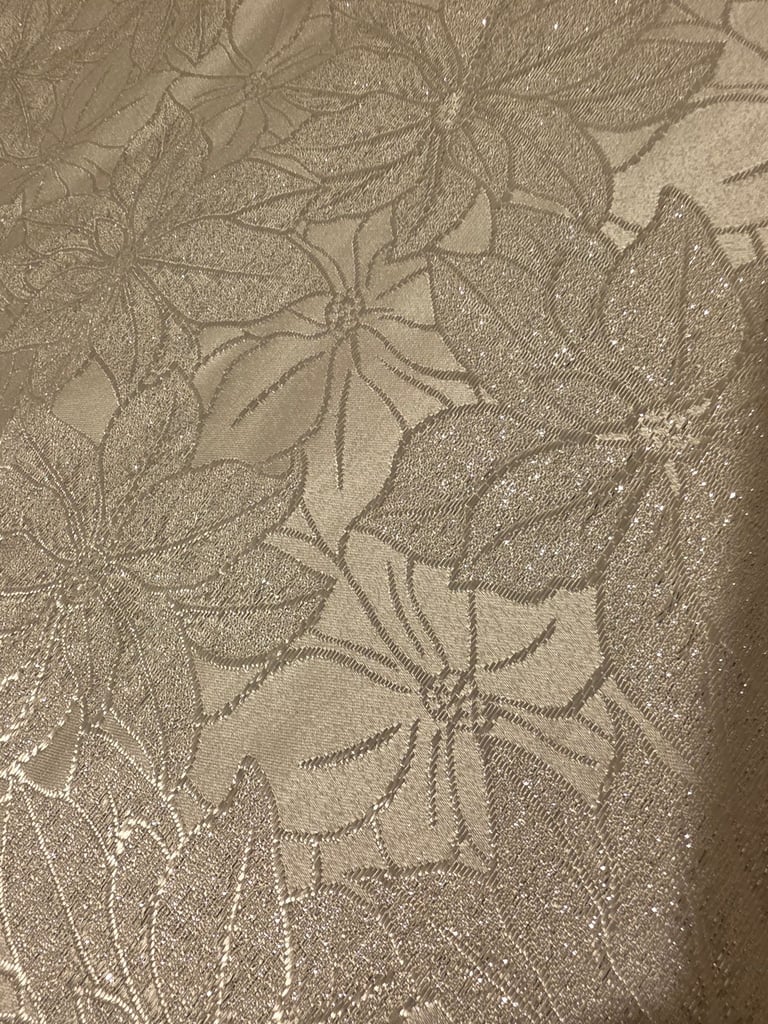 Cream sparkly  duvet set . £30.00 Ono
