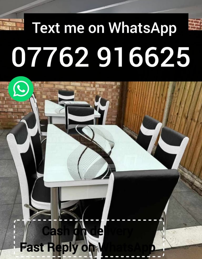 image for Brand New Dining table and chiars.