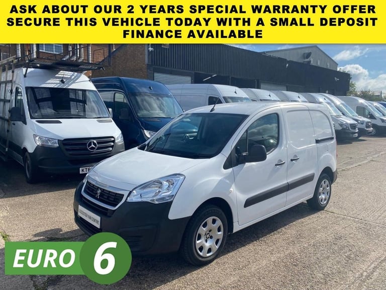 image for 2018 Peugeot Partner 1.6 BLUE HDI PROFESSIONAL L1 SWB 100BHP. CREW CAB 6 SEATER. AIRCON SAT NAV. ...