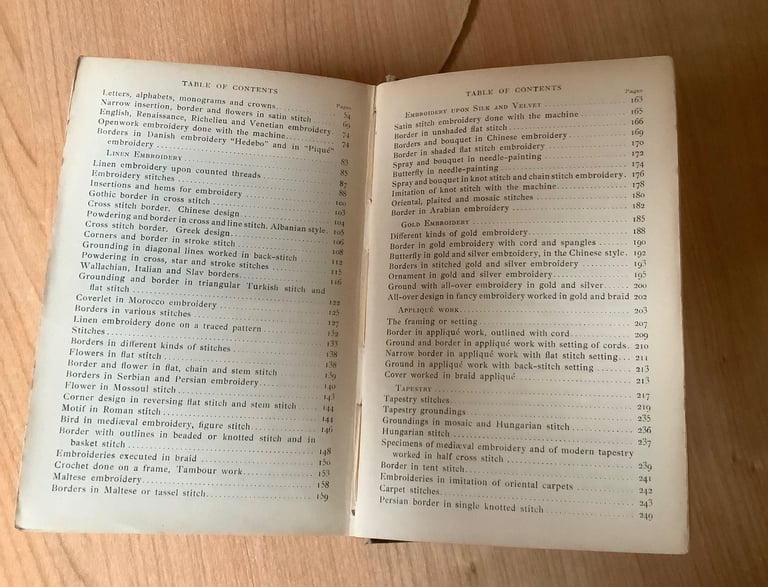 Vintage Sewing book: DMC/de Dillmont Encyclopedia of Needlework