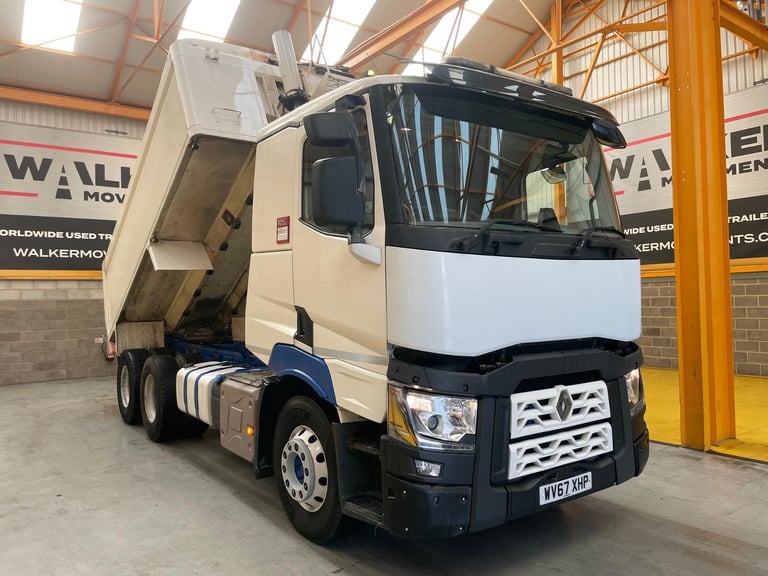 RENAULT C430 *EURO 6* 6X4 ALUMINIUM INSULDATED TIPPER - 2017 - WV67 XHP