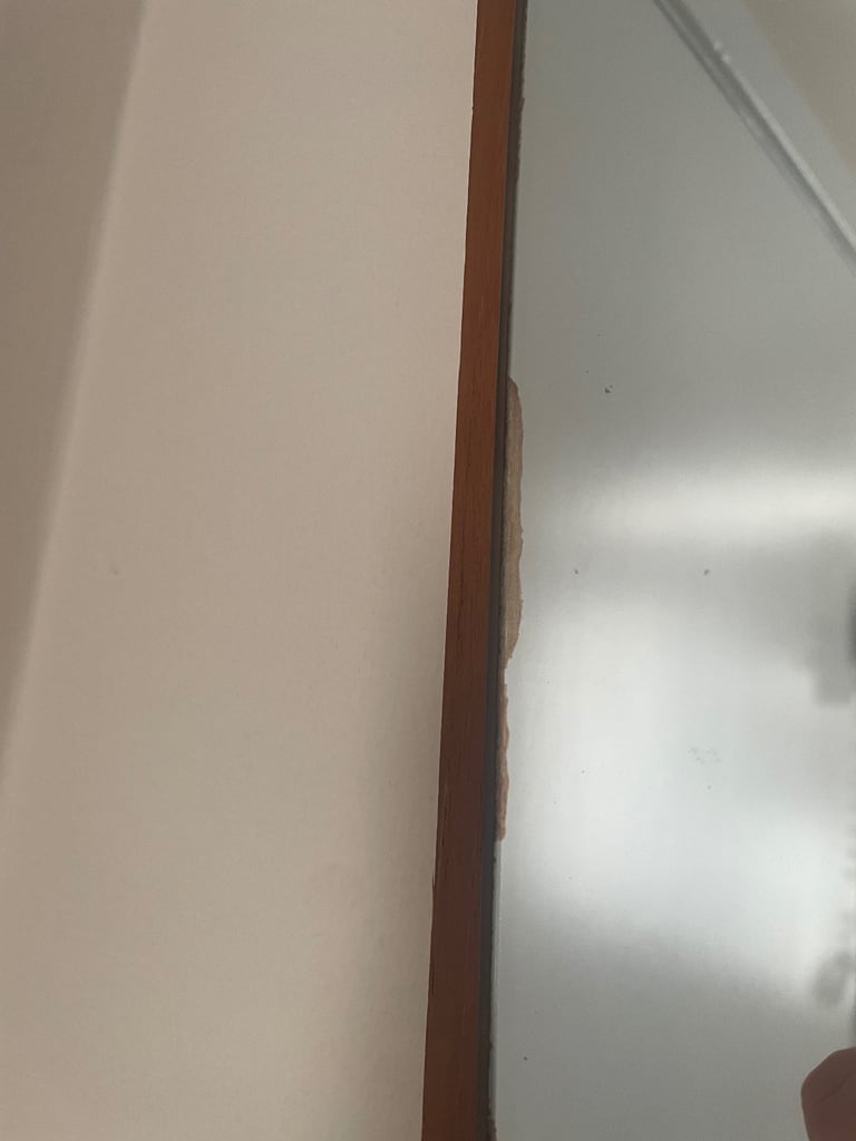 Vintage Danish Teak Mirror - Jansen Spejle