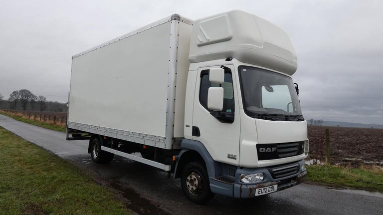 2012 DAF TRUCKS LF 45.160 7.5 tonne sleeper pod box truck for sale