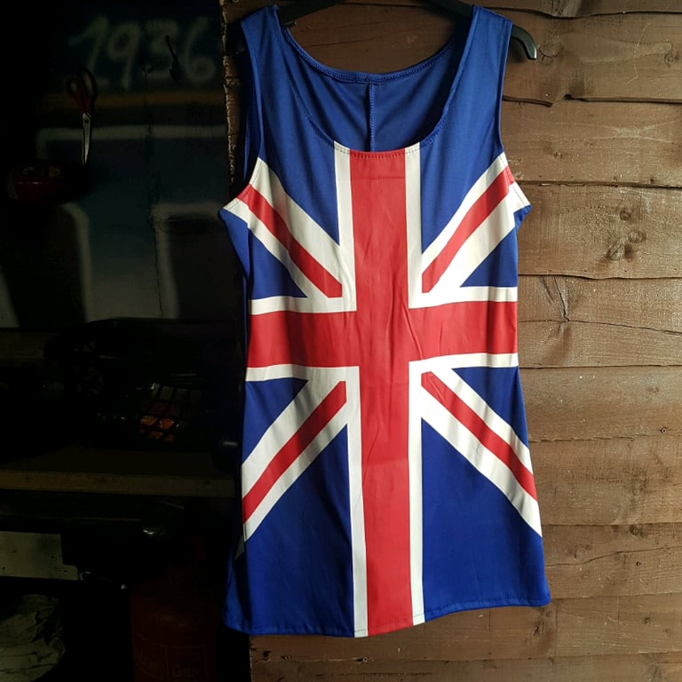 Union flag mini dress