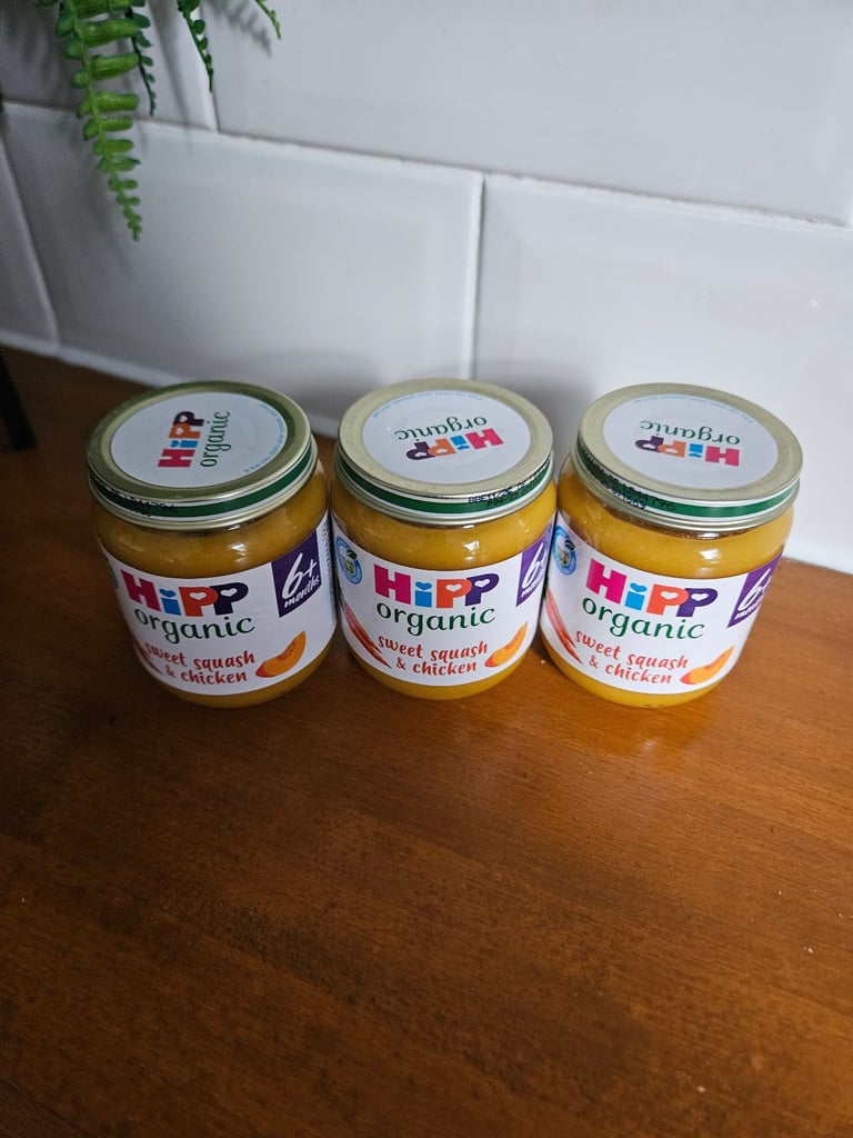 3 jars of baby food new