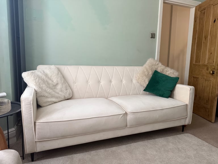 image for 3 seater sofa bed 2 months old