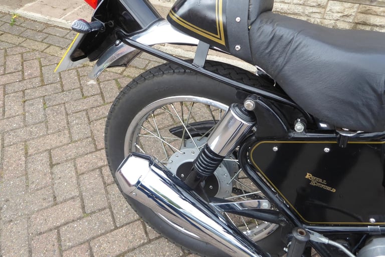 ROYAL ENFIELD CAFE RACER 350 J REG REAR SETS SINGLE SEAT 1 YEARS MOT