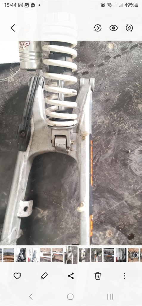 KTM EXC450 PARTS SHOCK SWING ARM ECT
