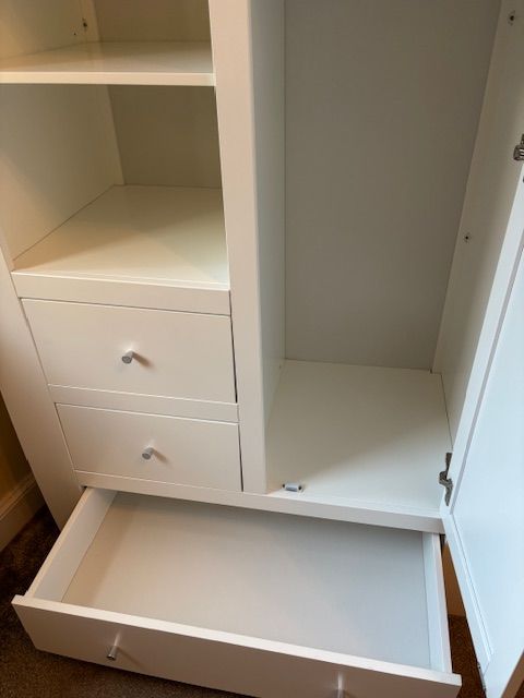 Nursery Set - Cot bed / Wardrobe / Changing Table Cabinet