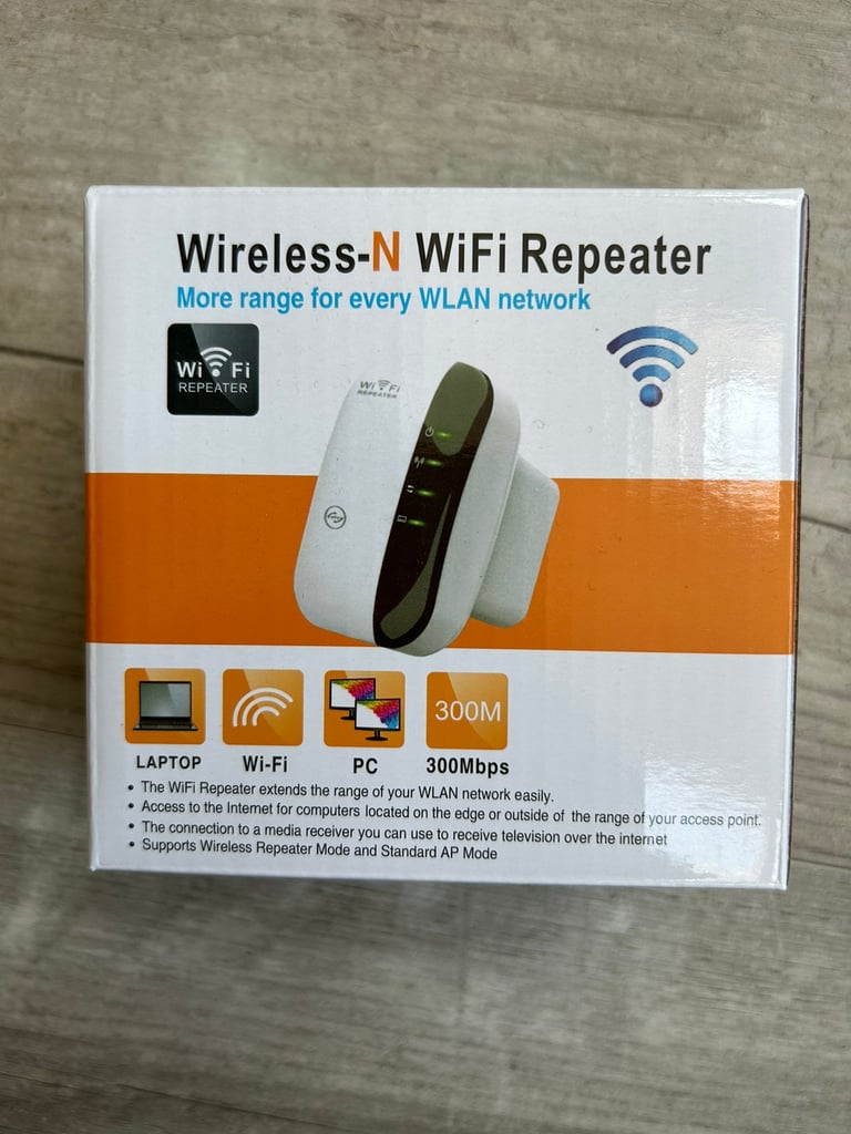 Wireless N Wifi Repeater Plugin new and unused