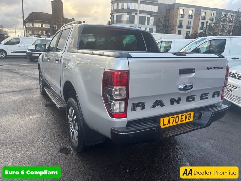 2020 Ford Ranger 2.0 EcoBlue Wildtrak in silver, 56,000 miles, 2 owners, Euro 6 ULEZ, 4x4, a PICK...