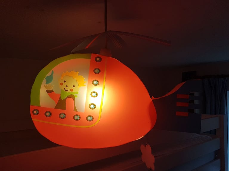 Beautiful Helicopter Light Shade - in nice condition 