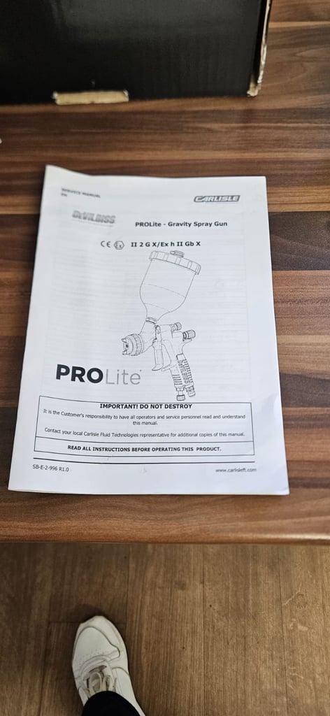 BRAN NEW BOXED DEVIBLISS PRO LITE 1.3 TE10 FOR BASE COAT PAINT AND WATERBOURN PAINT 