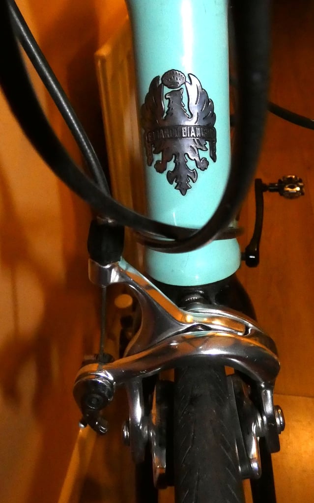 Bianchi road bike.