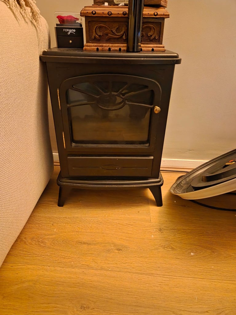 Electric fire cast iron style