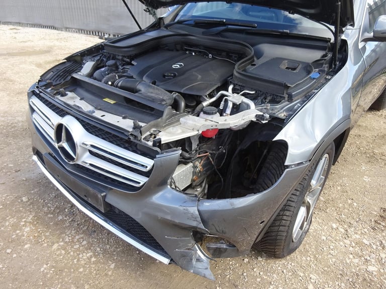 2018 67 REG MERCEDES BENZ GLC 250 D 4MATIC AMG LINE DIESEL AUTO DAMAGED SALVAGE