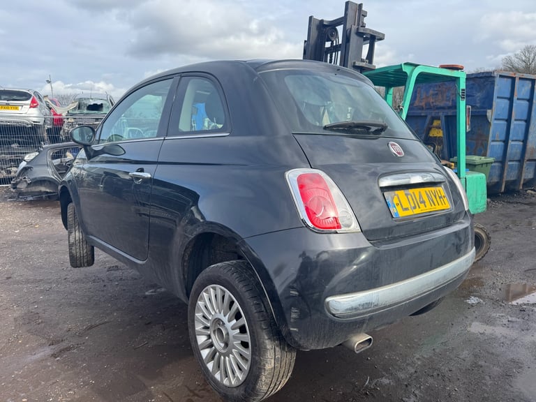 Fiat 500 1.2 2014 black BREAKING FOR PARTS 