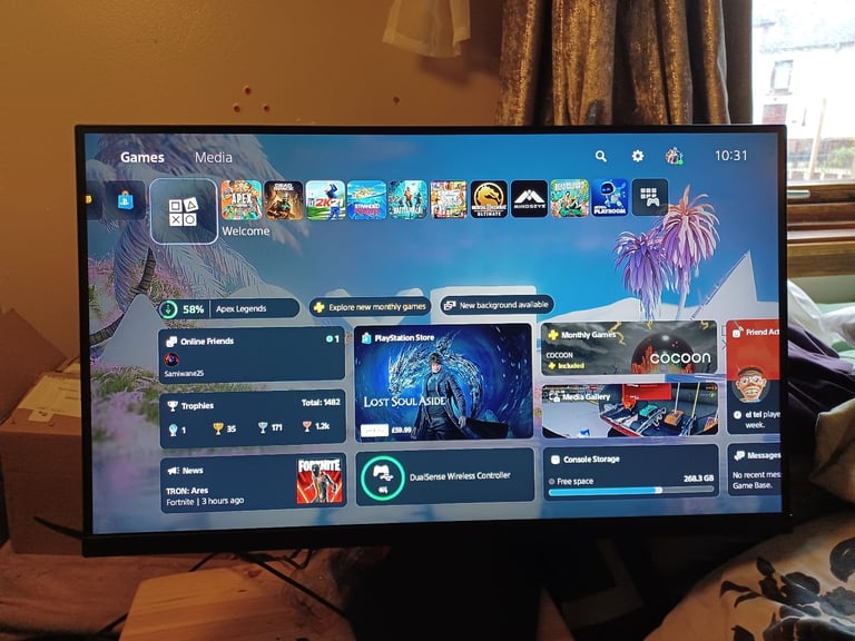 image for Playstation 5 vr and monitor games
