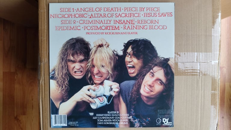 Slayer - South Of Heaven / Reign In Blood Vinyl / Record / LP - Excellent Condition