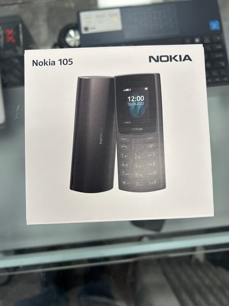 image for BRAND NEW NOKIA 105 BLACK DUAL SIM UNLOCKED BOXED