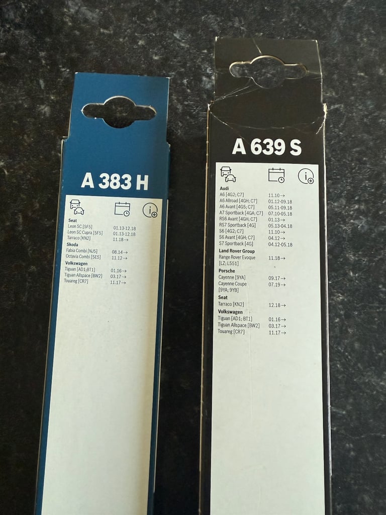 Bosh Front Rear Window Wipers-VW Tiguan 