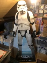 Full size Stormtrooper cardboard Rogue One promotional display 