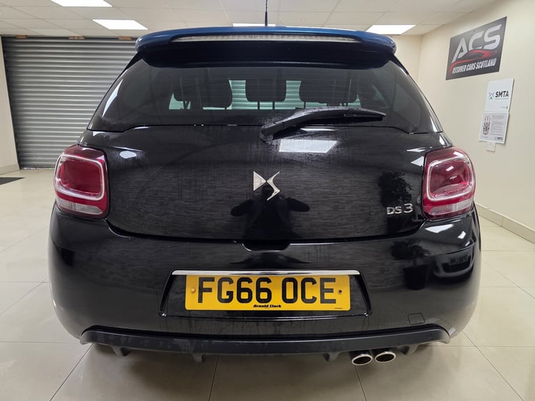 DS AUTOMOBILES DS 3 1.6 BlueHDi Prestige Black Manual WARRANTY 12 MONTHS MOT
